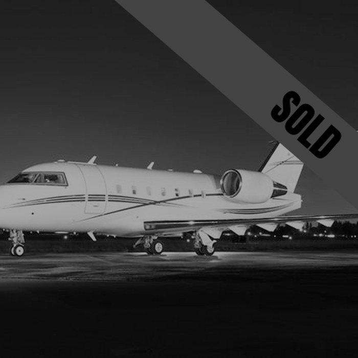 Bombardier Challenger 604, sold by Lido Aviation
